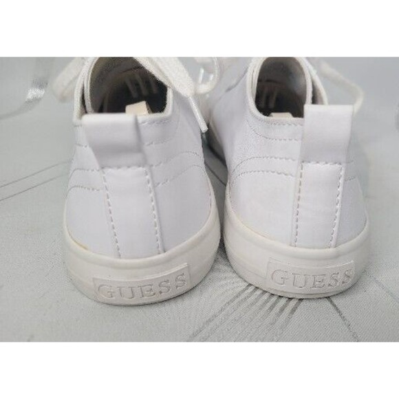 Guess Womens Size 8 1/2 WGTurners R White Casual Lace Up Sneakers Shoes RARE - Picture 6 of 11